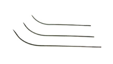 POST MORTEM NEEDLES, HALF-CURVED, TRIANGULAR CUTTING